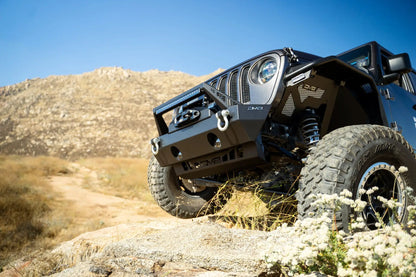 DV8 Offroad JL/JT Front Bumper Sway-Bar Disconnect Motor Skid Plate by DV8 Offroad