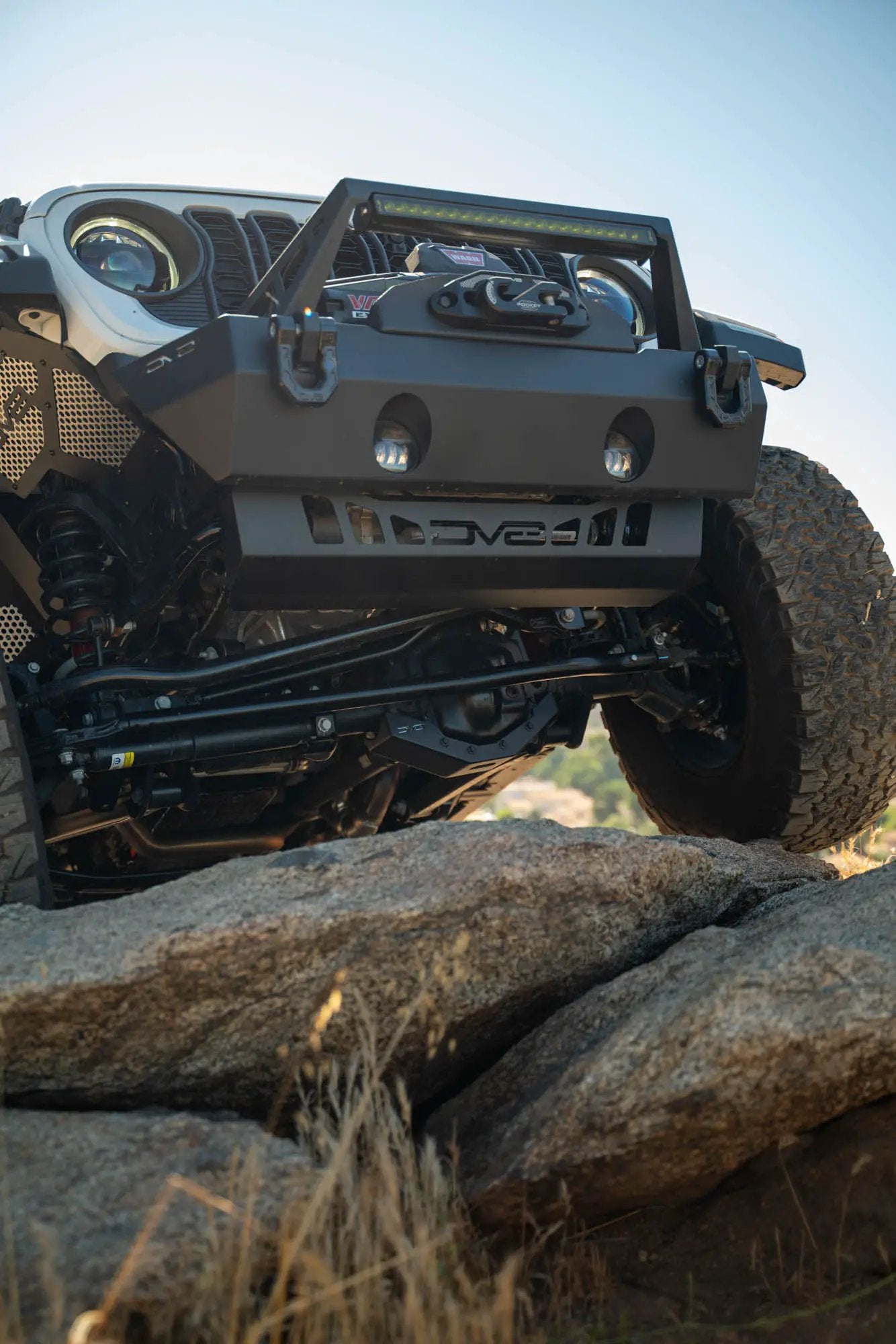 DV8 Offroad Jeep Wrangler JL & Gladiator JT Front Differential Skid Plate by DV8 Offroad