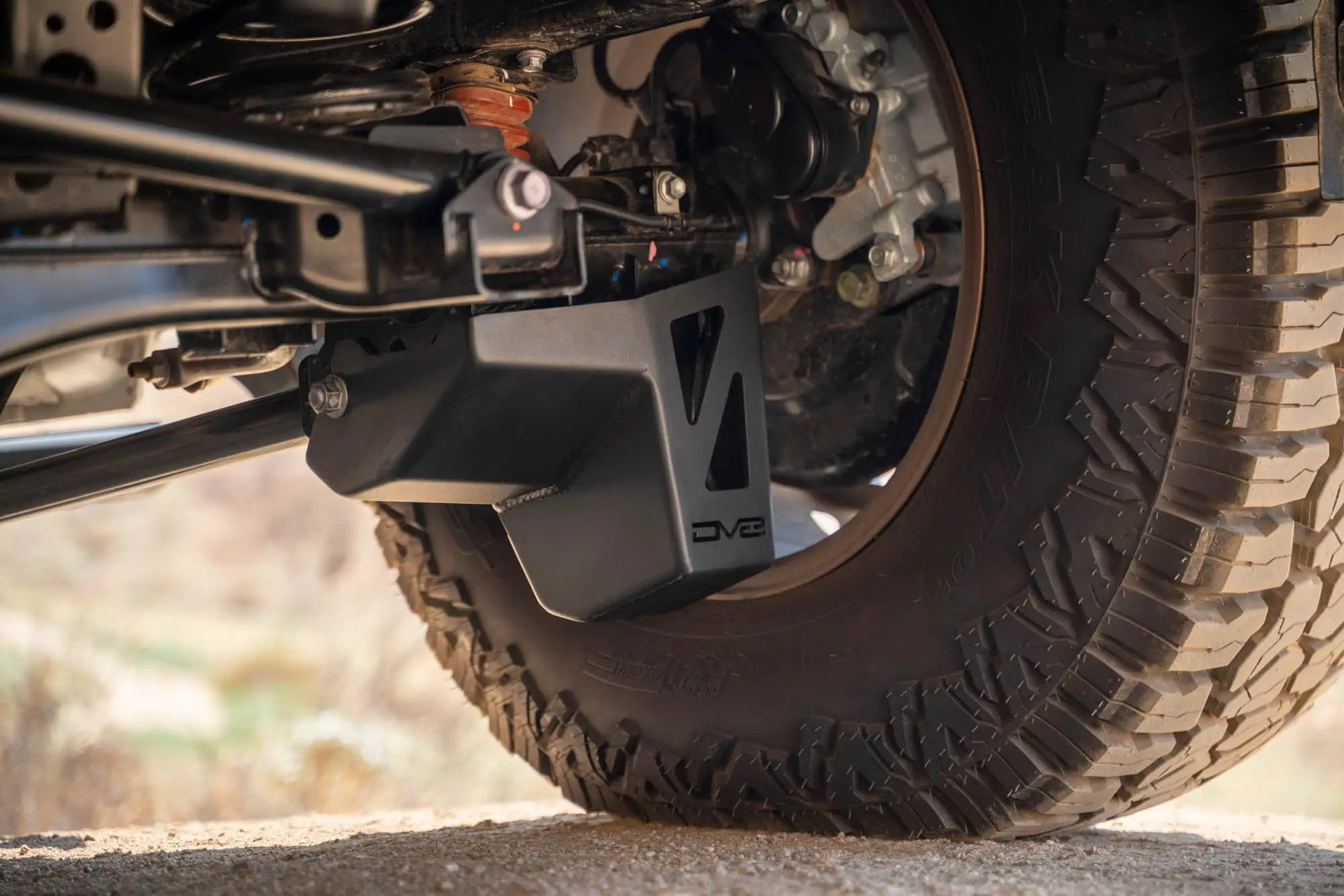 DV8 Offroad 2024 Toyota Tacoma Rear Shock & Link Skid Plates by DV8 Offroad
