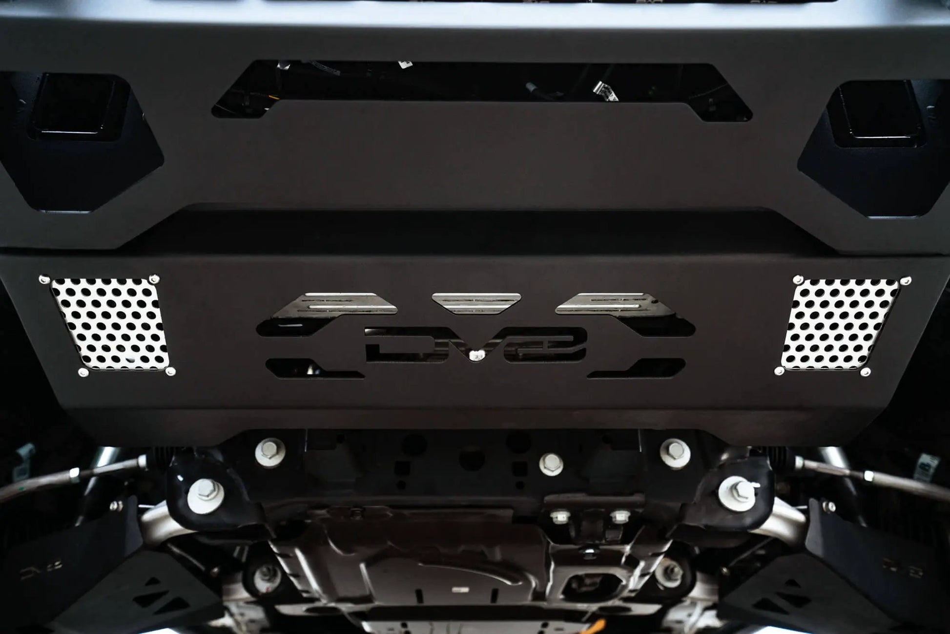 DV8 Offroad Ford Bronco Steel Front Skid Plate by DV8 Offroad