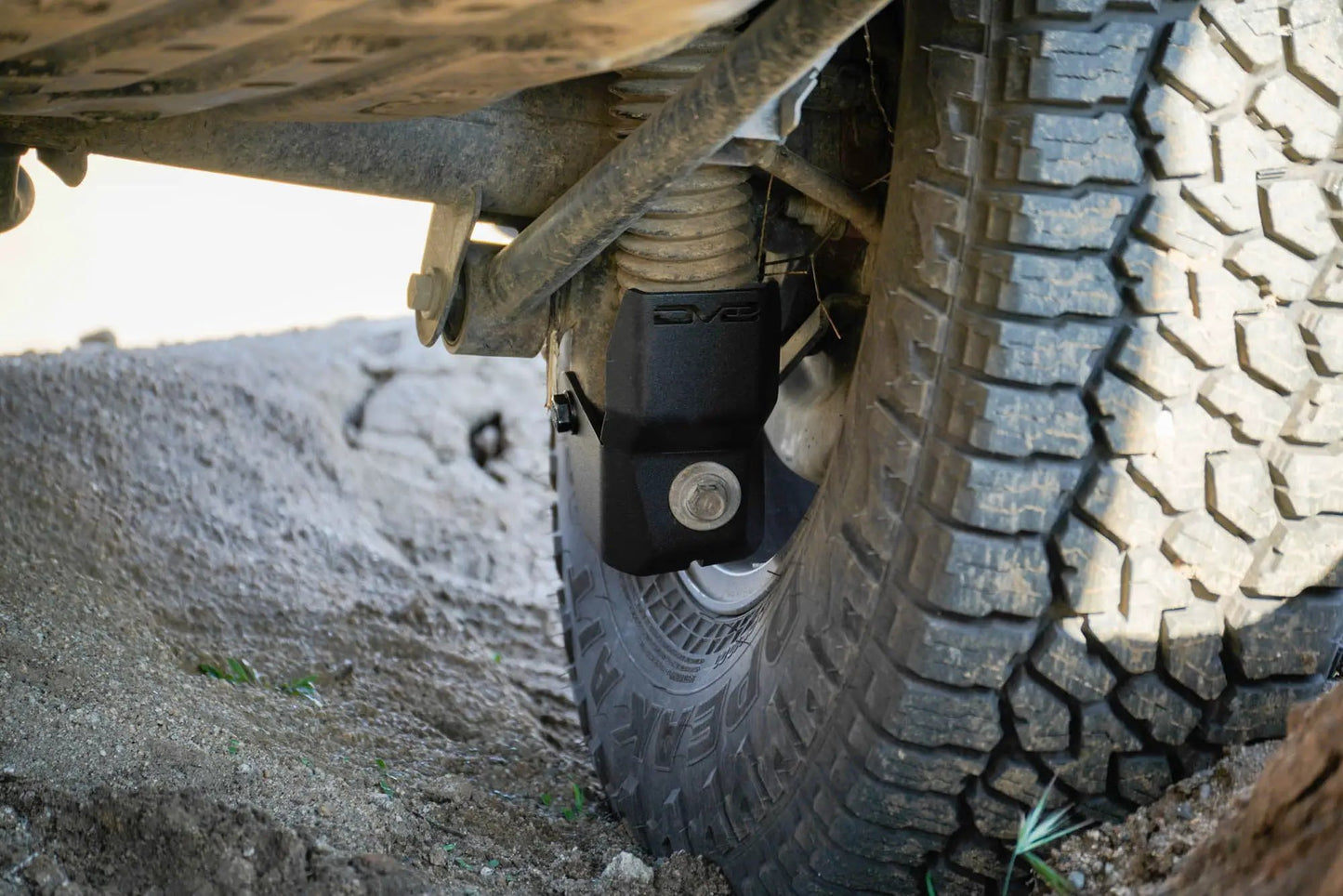 DV8 Offroad 2010-2024 Toyota 4Runner Rear Shock Skid Plates by DV8 Offroad
