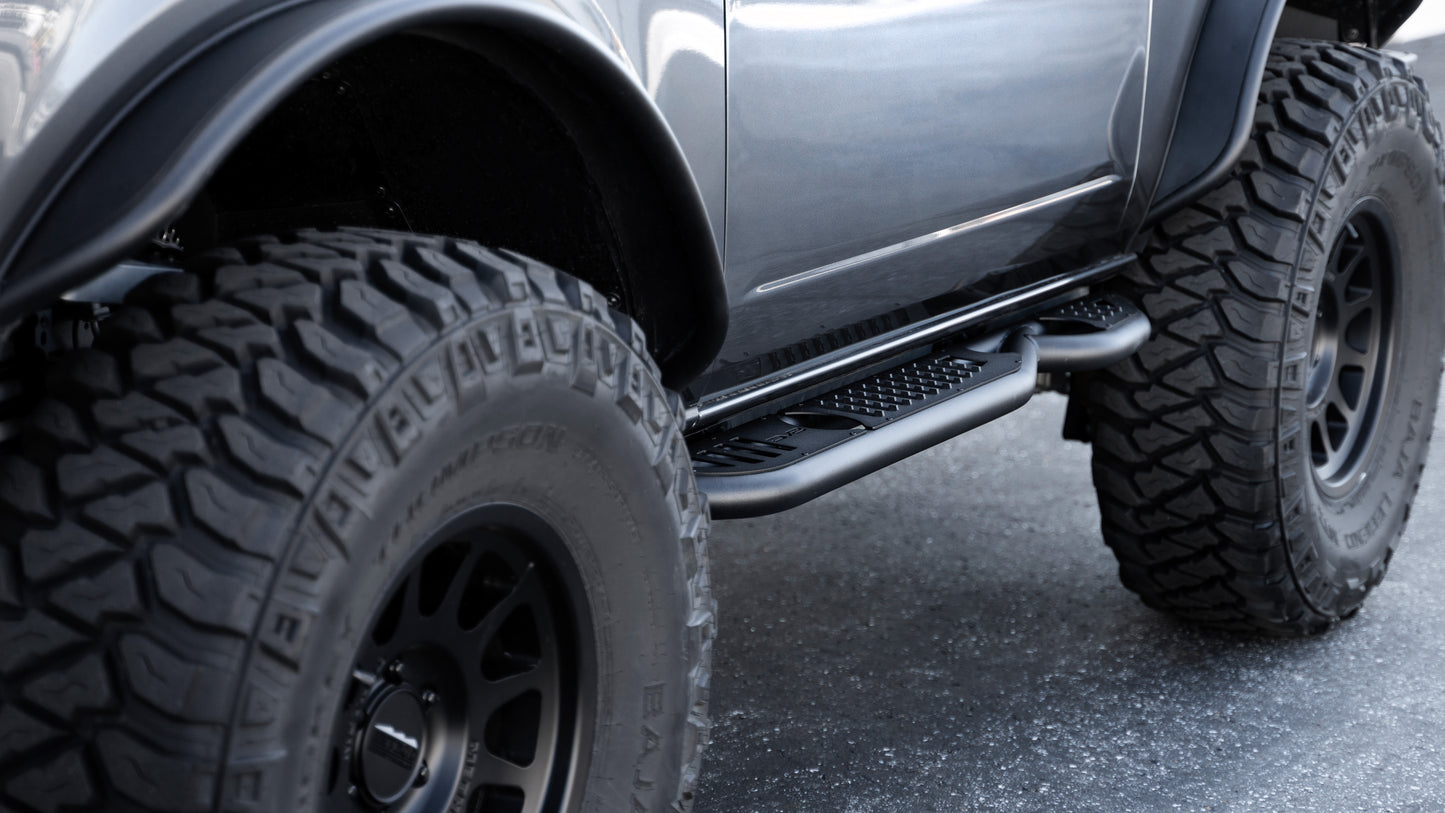 DV8 Offroad Ford Bronco OE Plus 2-Door Side Steps by DV8 Offroad