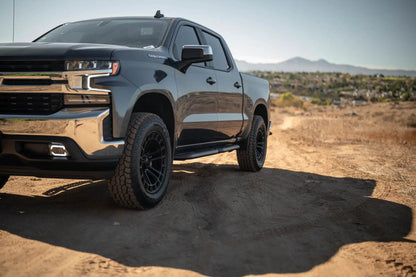 DV8 Offroad 2019-2024 GMC Sierra 1500 & Chevrolet Silverado 1500 Crew Cab OE Plus Side Steps by DV8 Offroad