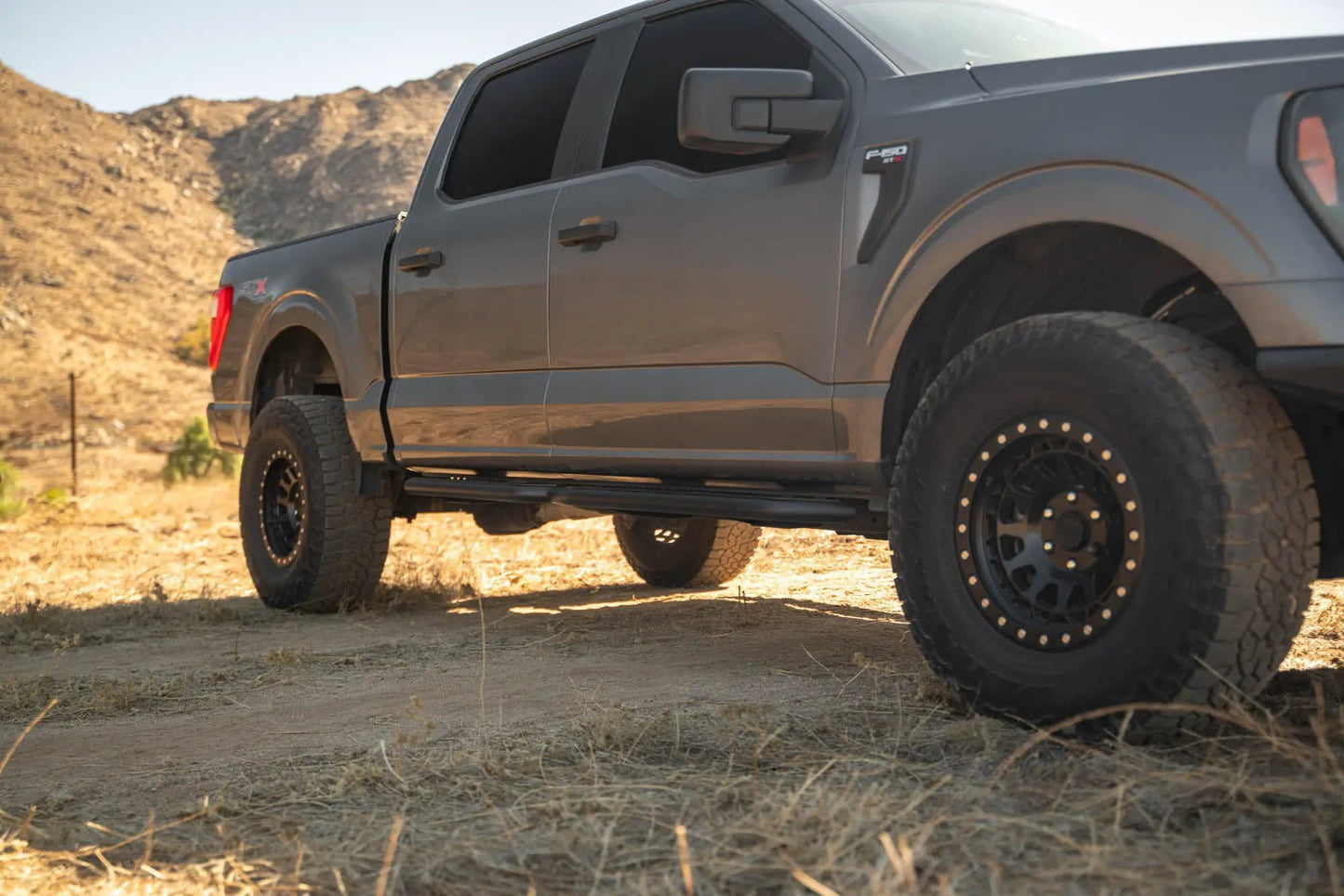DV8 Offroad 2015-2024 Ford F-150 Crew Cab OE Plus Side Steps by DV8 Offroad