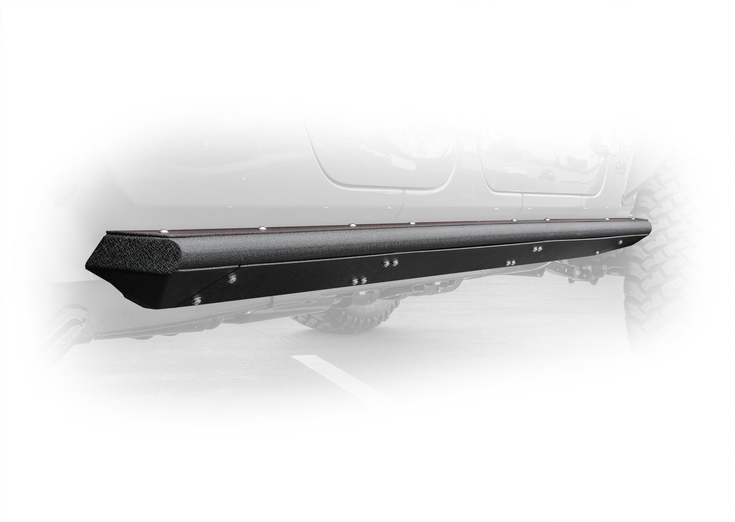 DV8 Offroad Jeep JT Rock Slider with Step; Pair by DV8 Offroad
