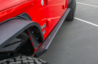 DV8 Offroad Jeep JT Rock Slider with Step; Pair by DV8 Offroad