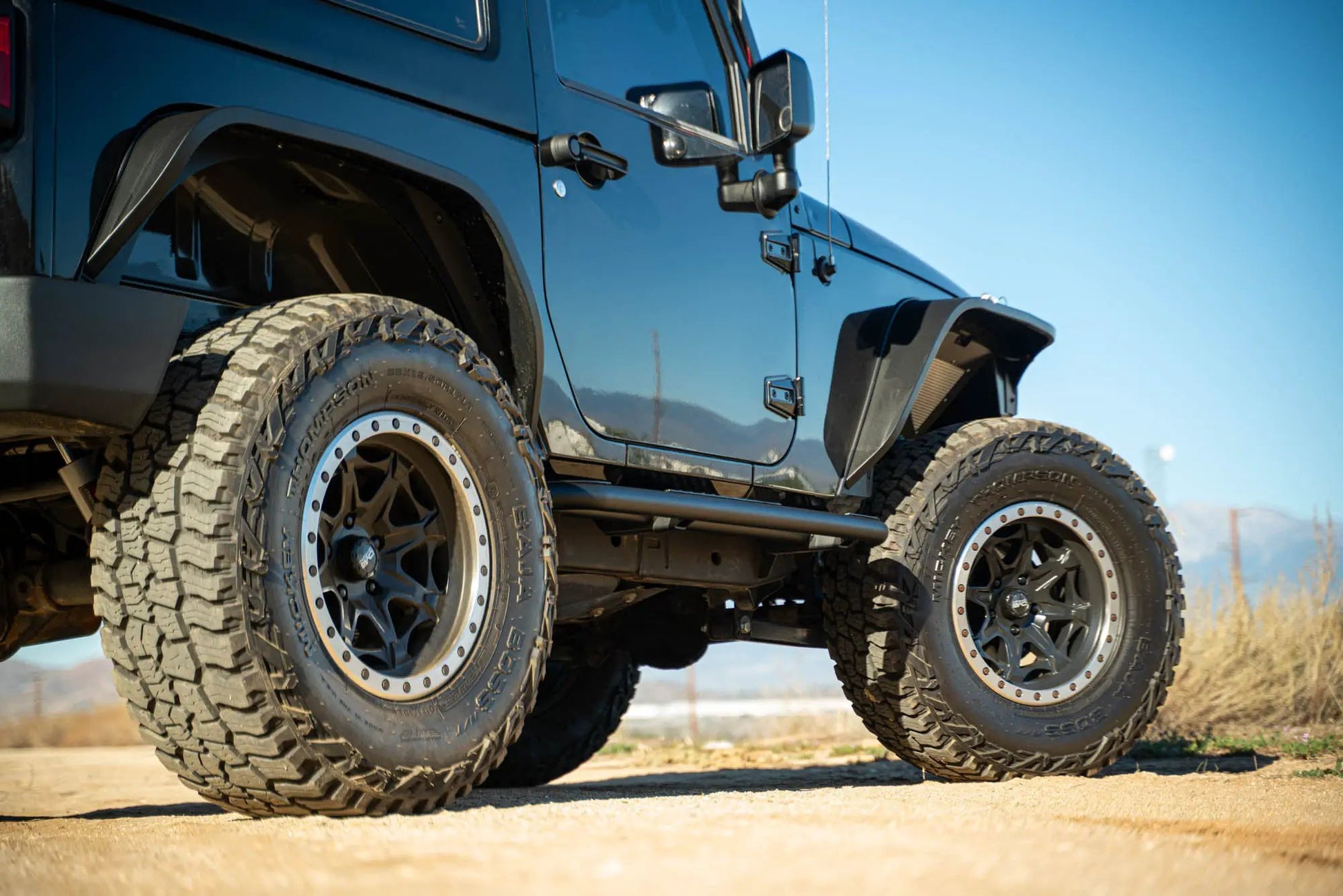 DV8 Offroad 2007-2018 Jeep Wrangler JK OE Plus Side Steps by DV8 Offroad