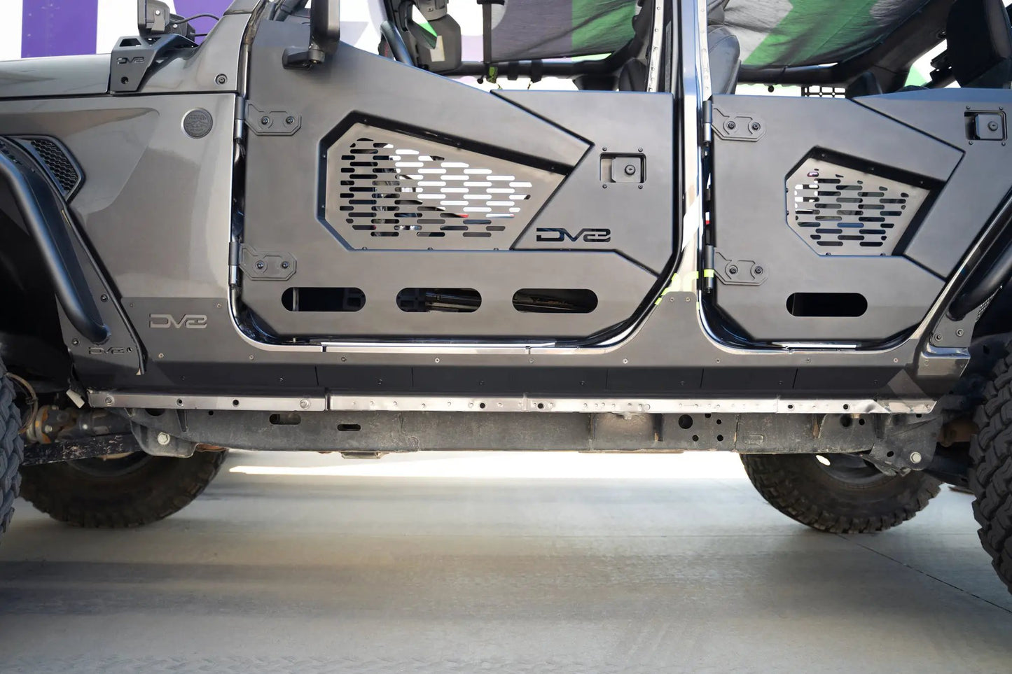 DV8 Offroad Jeep Wrangler JL 4-Door Rock Skins by DV8 Offroad
