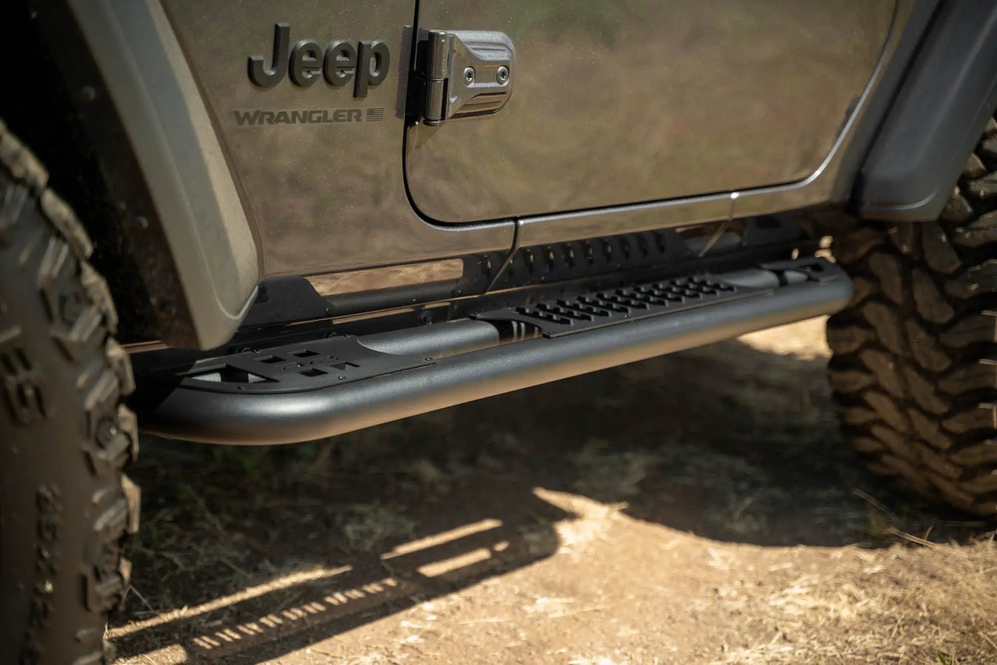 DV8 Offroad 2-Door Jeep Wrangler JL OE Plus Side Steps by DV8 Offroad