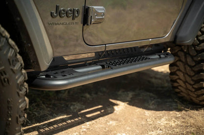 DV8 Offroad 2-Door Jeep Wrangler JL OE Plus Side Steps by DV8 Offroad