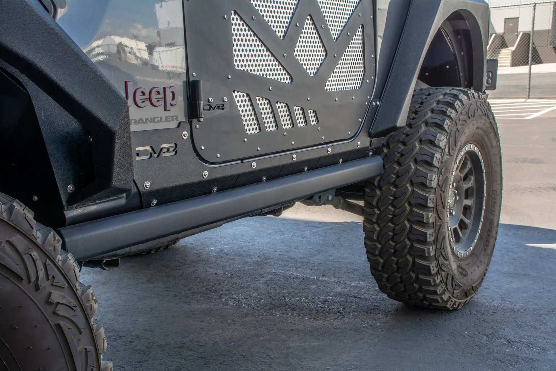 DV8 Offroad 18+ Jeep JL 2-Door Rock Skins by DV8 Offroad