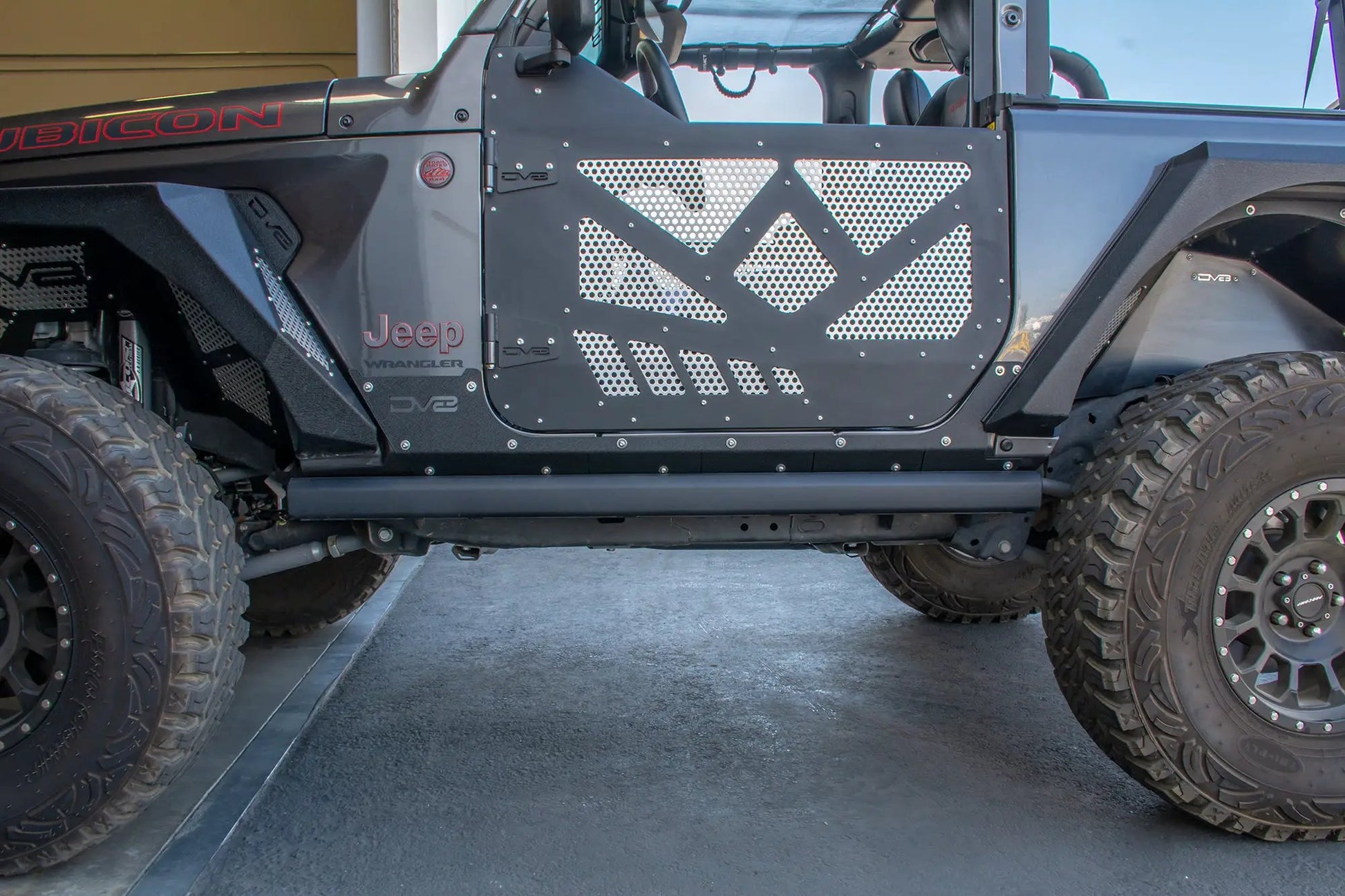 DV8 Offroad 18+ Jeep JL 2-Door Rock Skins by DV8 Offroad