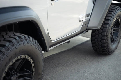 DV8 Offroad 3mm thick steel plate to protect agianst rocks and debris.