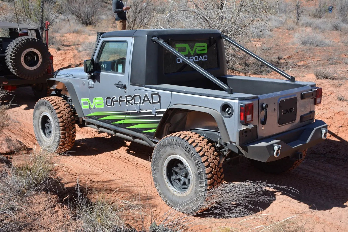 DV8 Offroad 07-18 Jeep JK 4-Door Tubular Rock Slider by DV8 Offroad