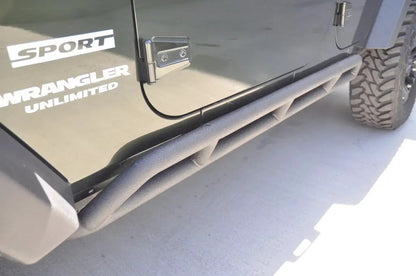 DV8 Offroad 07-18 Jeep JK 4-Door Tubular Rock Slider by DV8 Offroad