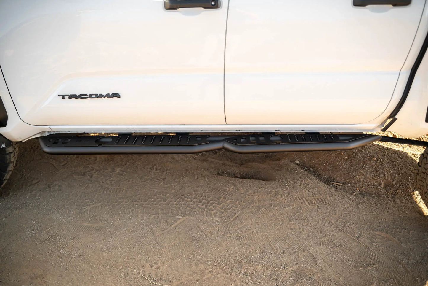 DV8 Offroad 2024 Toyota Tacoma Double Cab OE Plus Side Steps by DV8 Offroad