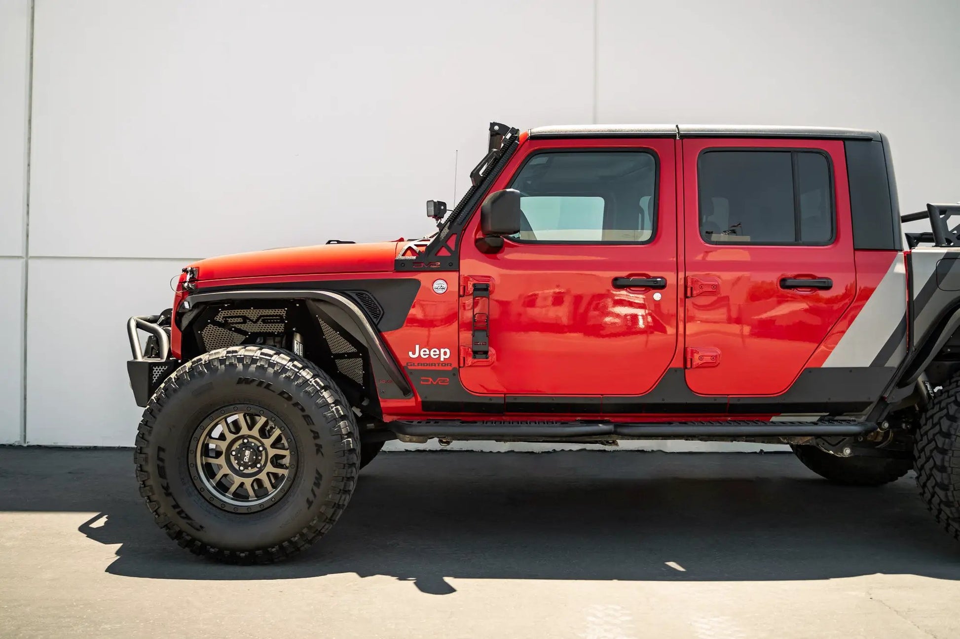 DV8 Offroad Jeep Wrangler JK/JL & Gladiator JT Hinge Mounted Steps by DV8 Offroad