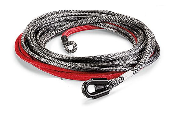 Warn Spydura Pro (TM) synthetic rope for winches up to 16,500 lbs. (7484 kg) pulling capacity. 3/8" (9.5MM) X 100' (30.5M)
