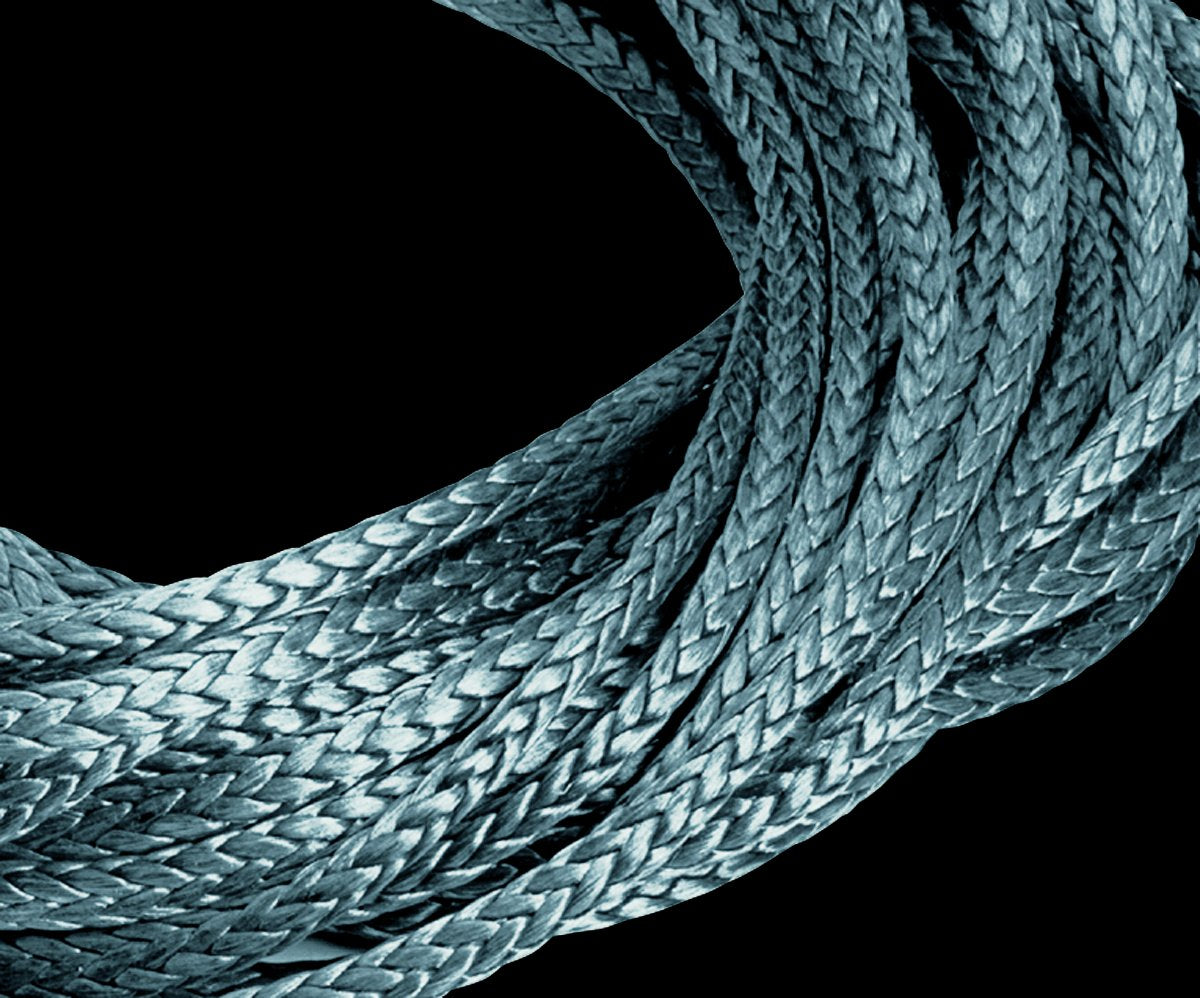 Warn Spydura (TM) synthetic rope for WARN M8274-S. 3/8" (9.5MM) X 150' (45.7M)