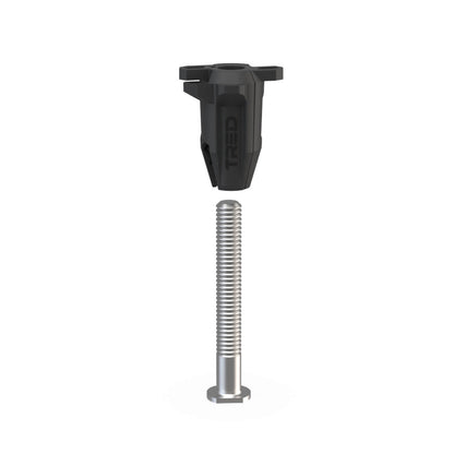ARB TRED Quick Release Mounting Pins allow for easy installation of 2 or 4 TRED Recovery Boards and can accommodate a padlock for added security.