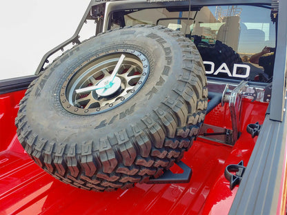 DV8 Offroad Jeep JT Adjustable Tire Carrier by DV8 Offroad