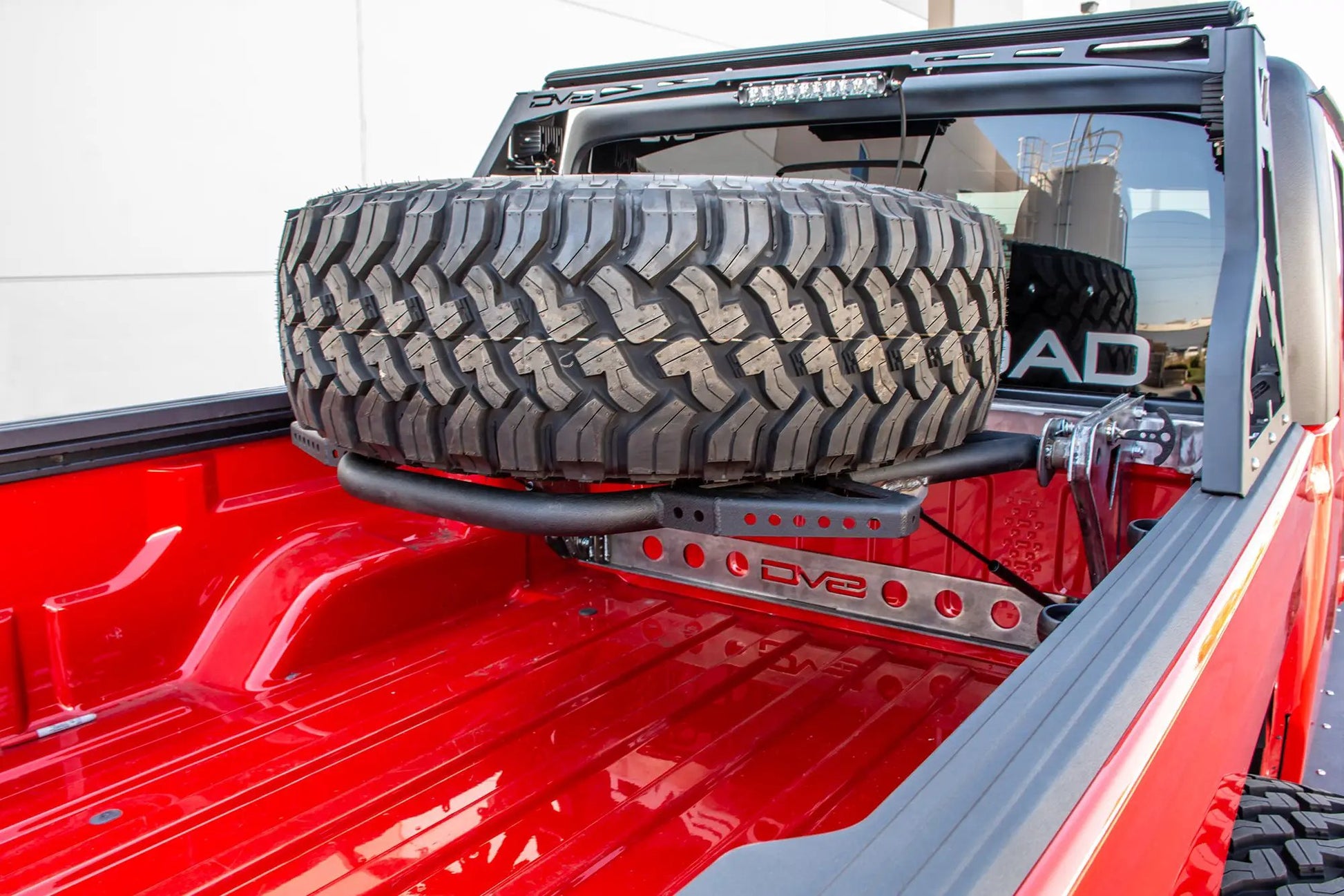 DV8 Offroad Jeep JT Adjustable Tire Carrier by DV8 Offroad