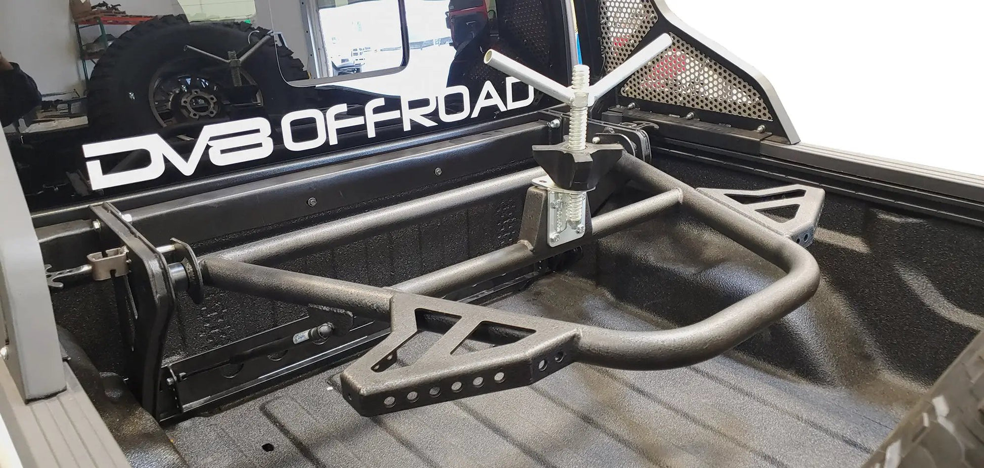 DV8 Offroad Jeep JT Adjustable Tire Carrier by DV8 Offroad