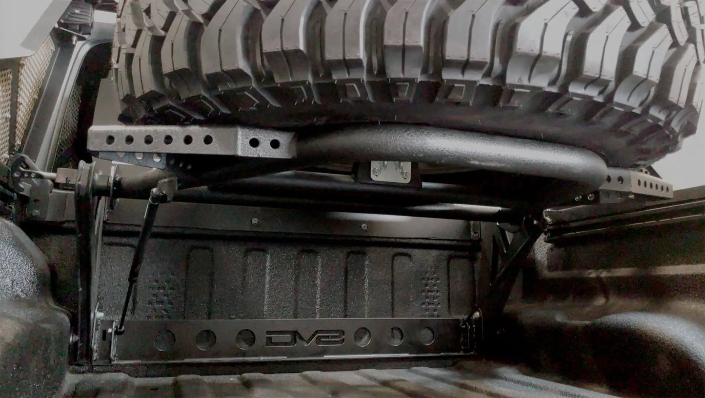 DV8 Offroad Jeep JT Adjustable Tire Carrier by DV8 Offroad