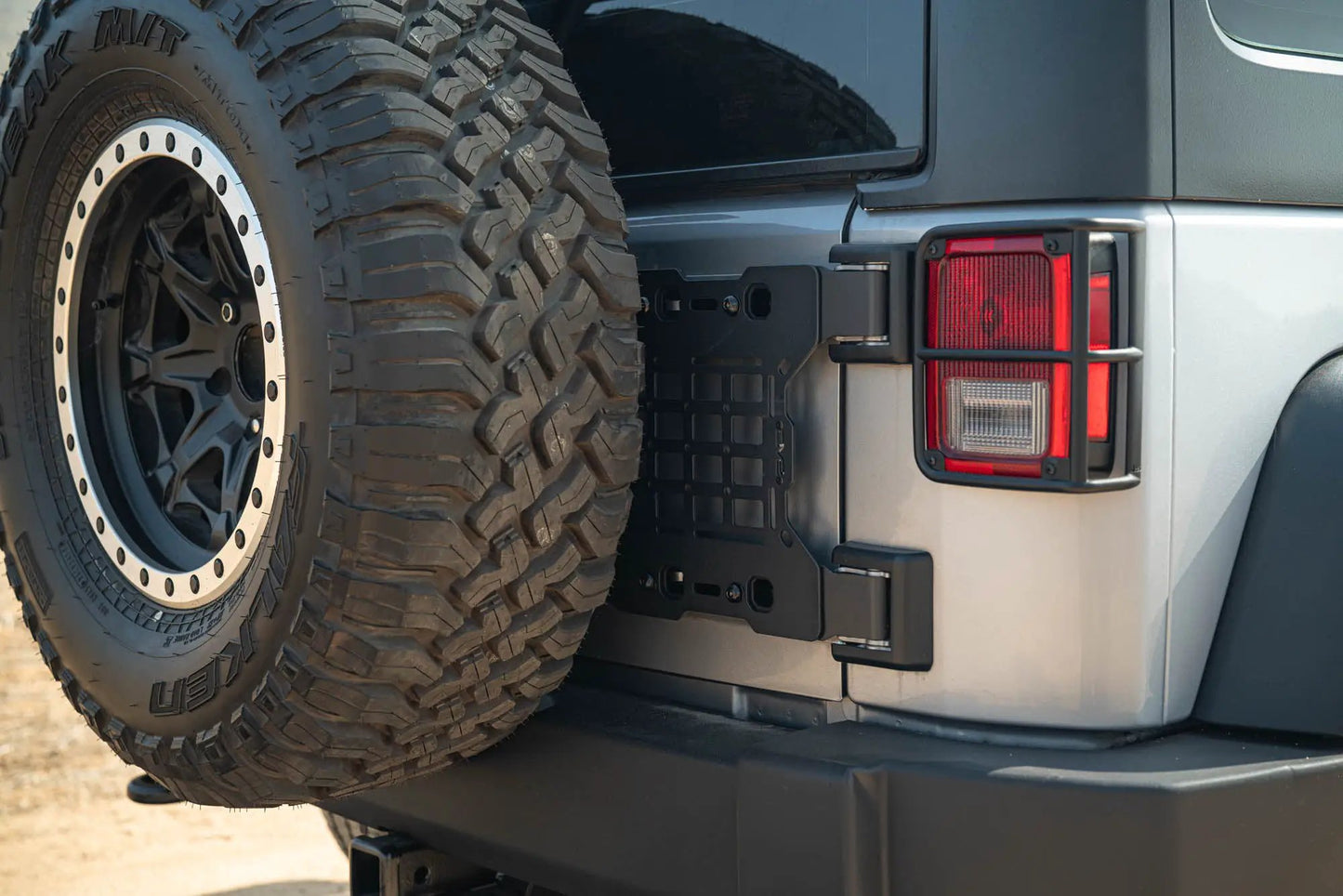 DV8 Offroad 2007-2018 Jeep Wrangler JK Tailgate Reinforcement Molle Panel by DV8 Offroad