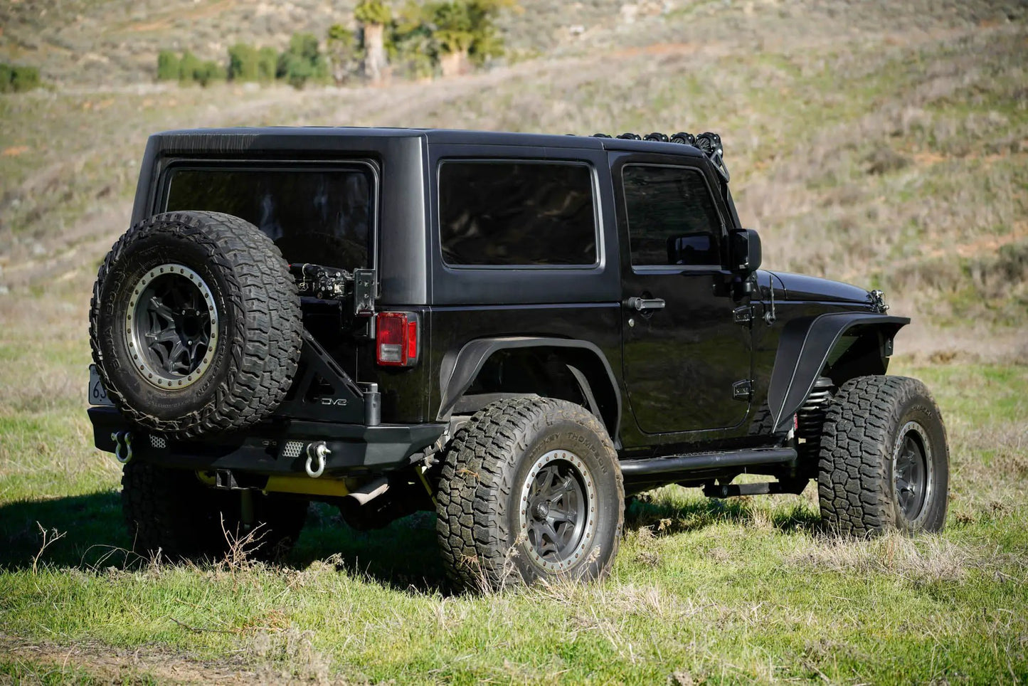 DV8 Offroad 2007-2018 Wrangler JK Tire Carrier for MTO Bumper by DV8 Offroad