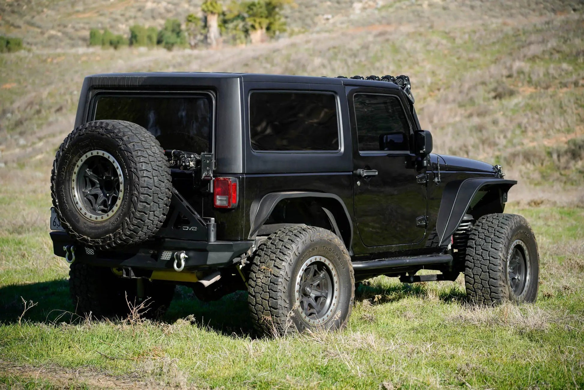 DV8 Offroad 2007-2018 Wrangler JK Tire Carrier for MTO Bumper by DV8 Offroad