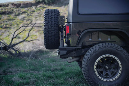 DV8 Offroad 2007-2018 Wrangler JK Tire Carrier for MTO Bumper by DV8 Offroad