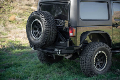 DV8 Offroad 2007-2018 Wrangler JK Tire Carrier for MTO Bumper by DV8 Offroad