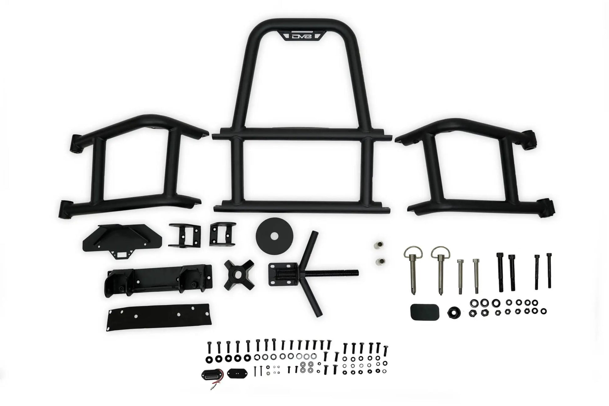 DV8 Offroad 2007-2018 Jeep Wrangler JK Body Mounted Tire Carrier by DV8 Offroad