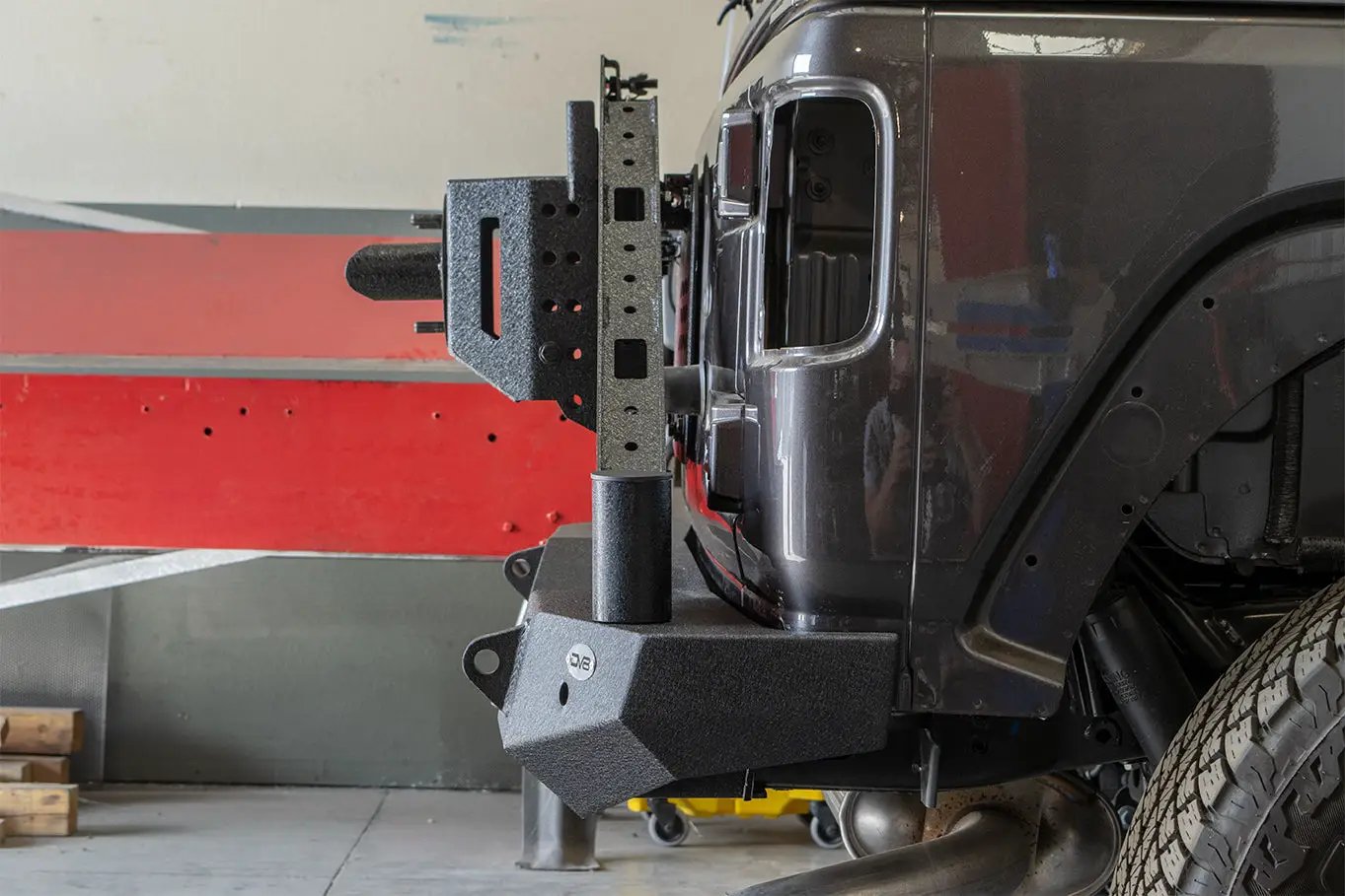 DV8 Offroad 18+ Jeep JL Tire Carrier Add-On by DV8 Offroad