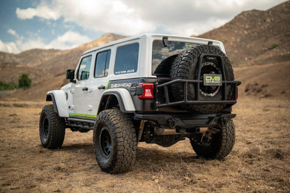DV8 Offroad 2018-2025 Jeep Wrangler JL Body Mounted Tire Carrier by DV8 Offroad