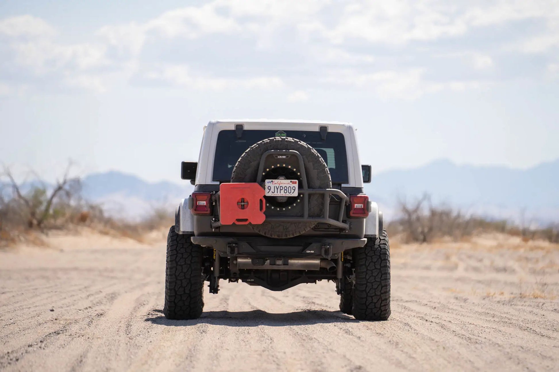 DV8 Offroad 2018-2025 Jeep Wrangler JL Body Mounted Tire Carrier by DV8 Offroad