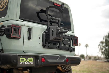 DV8 Offroad 2018-2025 Jeep Wrangler JL Spare Tire Carrier by DV8 Offroad