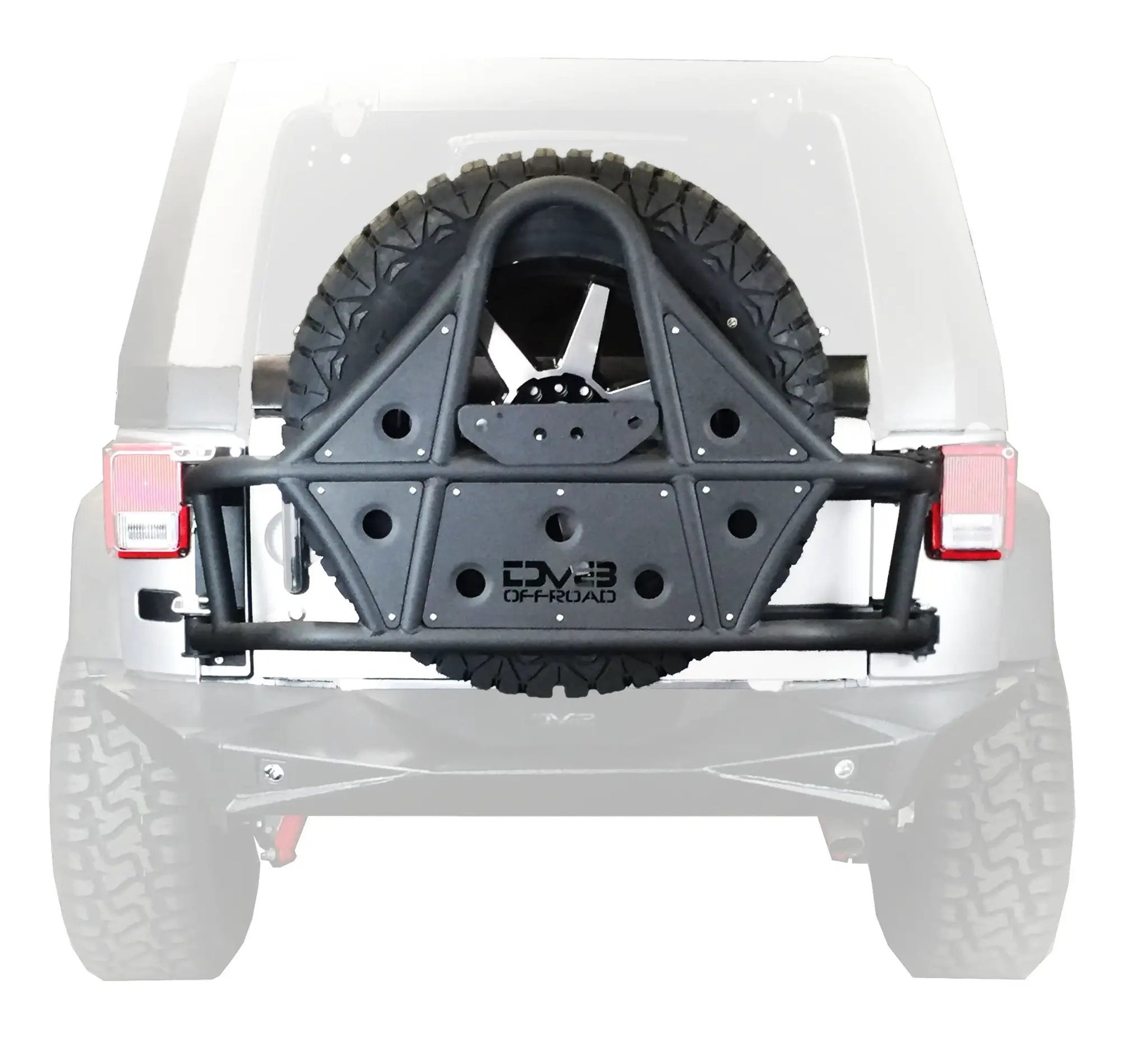 DV8 Offroad 07-18 Jeep JK Body Mount Tire Carrier; Tc1 by DV8 Offroad