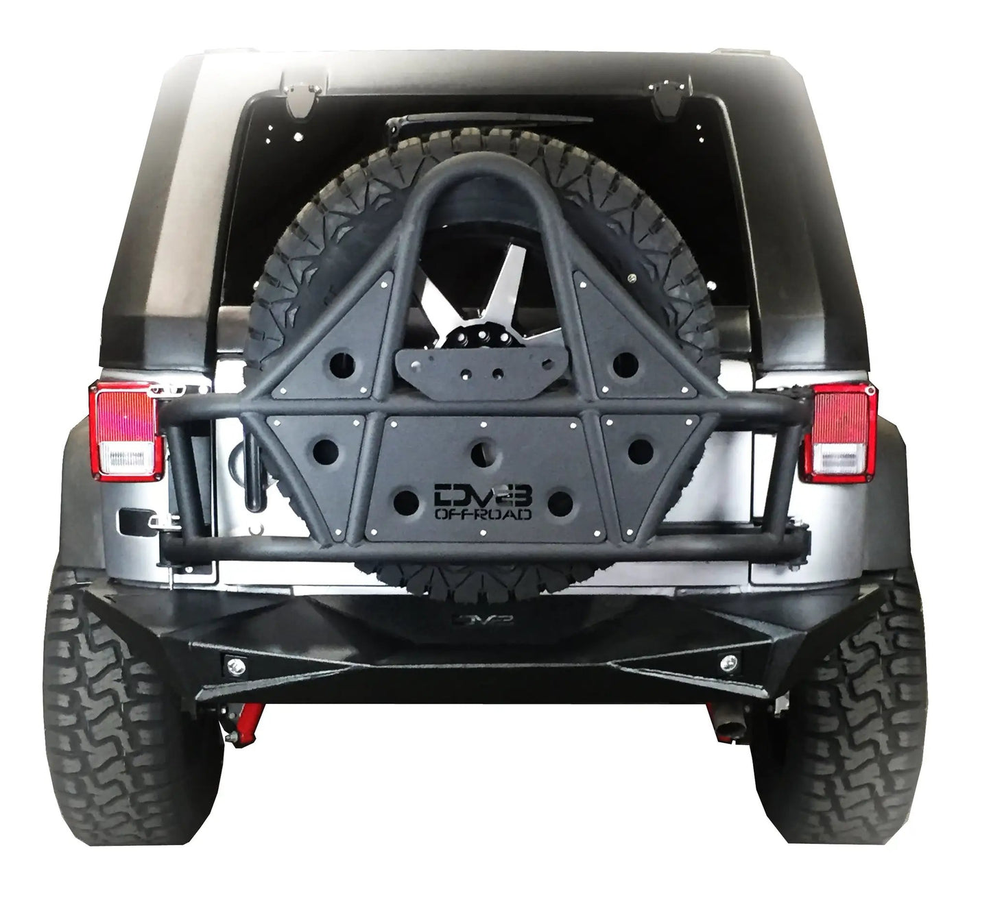 DV8 Offroad 07-18 Jeep JK Body Mount Tire Carrier; Tc1 by DV8 Offroad