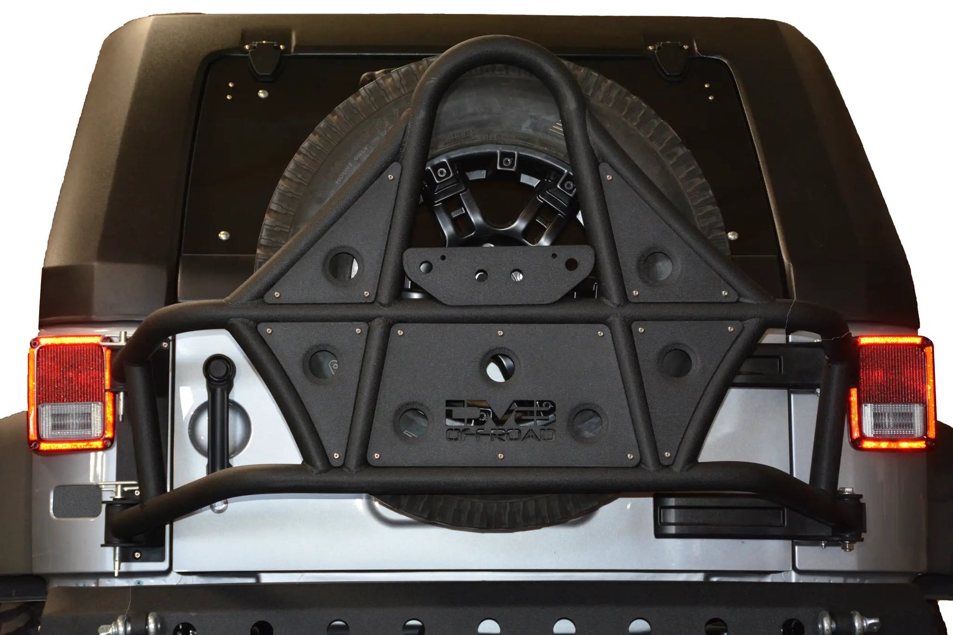 DV8 Offroad 07-18 Jeep JK Body Mount Tire Carrier; Tc1 by DV8 Offroad