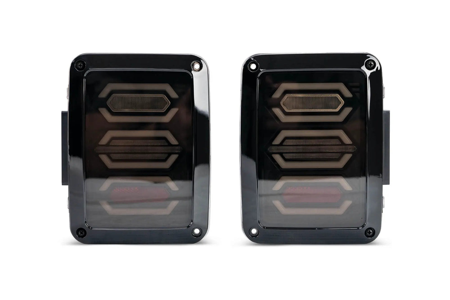 DV8 Offroad 07-18 Jeep JK LED Tail Light; Hexagon Light by DV8 Offroad