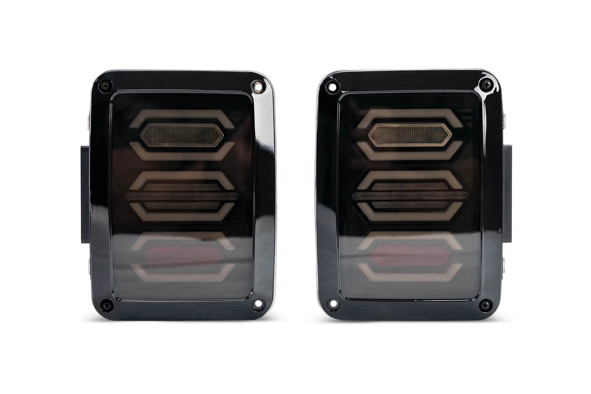 DV8 Offroad 07-18 Jeep JK LED Tail Light; Hexagon Light by DV8 Offroad