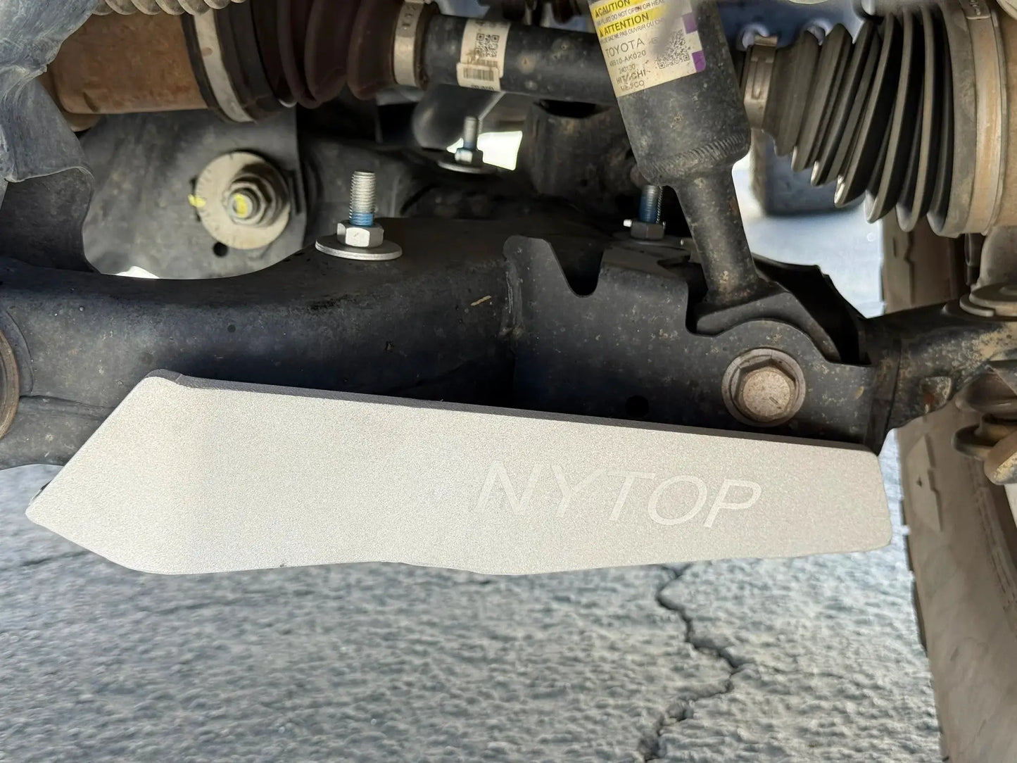 NYTOP 2024-Current Toyota Tacoma Lower Control Arm Skid Plate Kit by NYTOP
