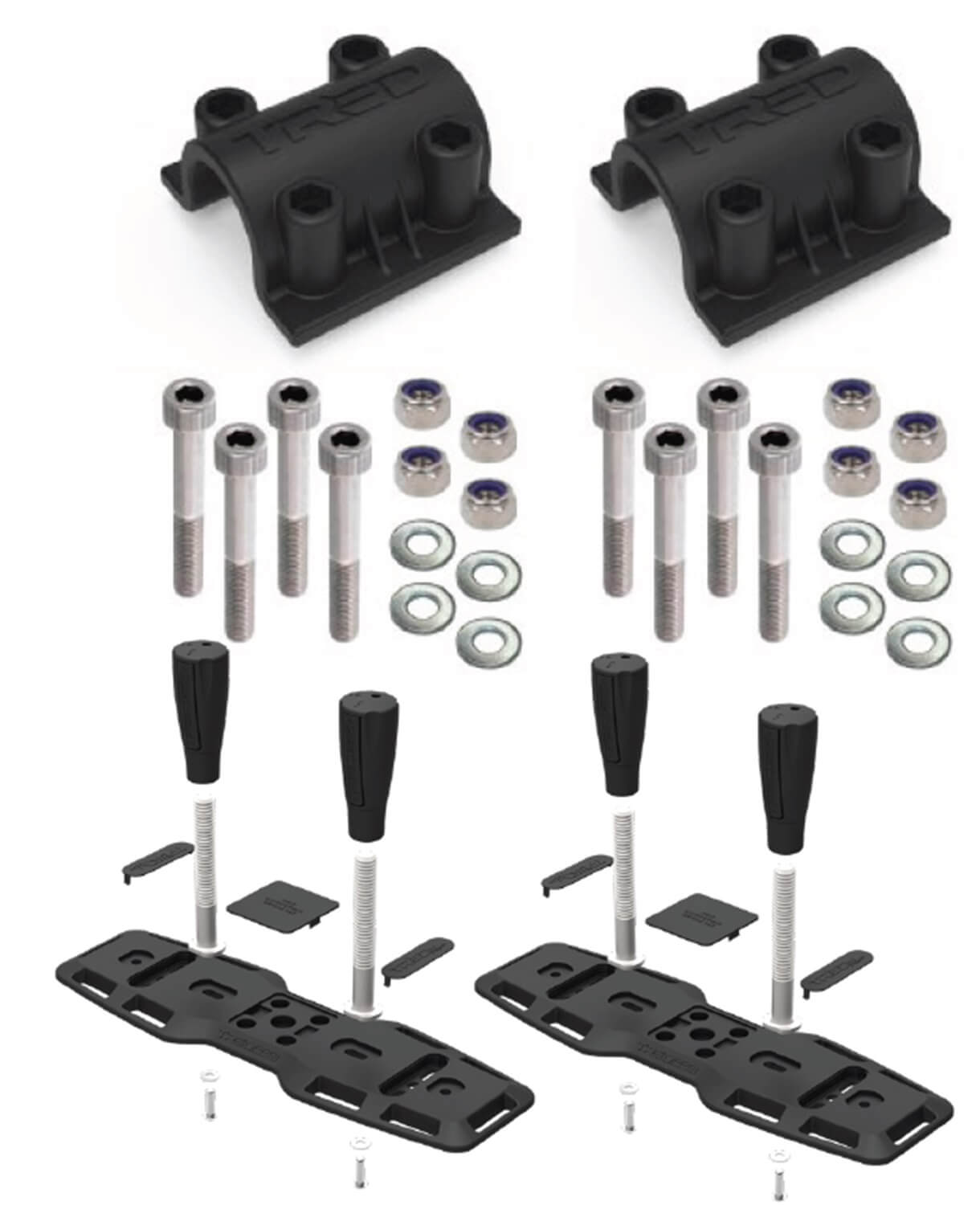ARB TRED Recovery Board Flat-Mount Adapter Kit