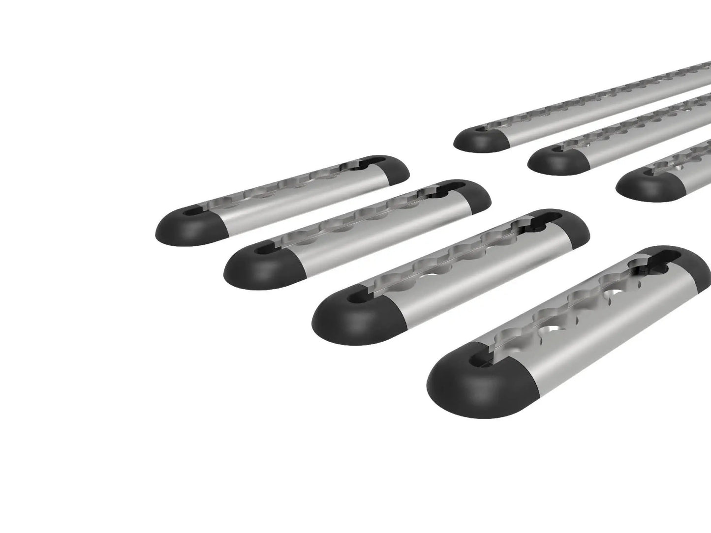 2015-2025 Ford Transit Bed Bracket 148 HR L-Track Silver by Flatline Van Co.