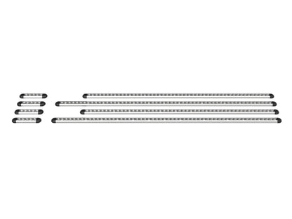 2015-2025 Ford Transit Bed Bracket 148 HR EXT L-Track Silver by Flatline Van Co.