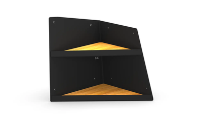 Flatline Van Co. Right Hand Angled Shelf - Black by Flatline Van Co.