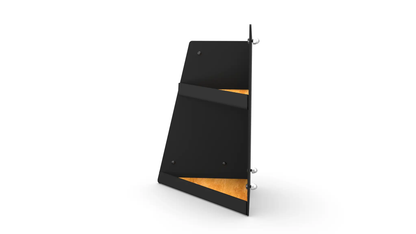 Flatline Van Co. Left Hand Shallow Angled Shelf - Black by Flatline Van Co.