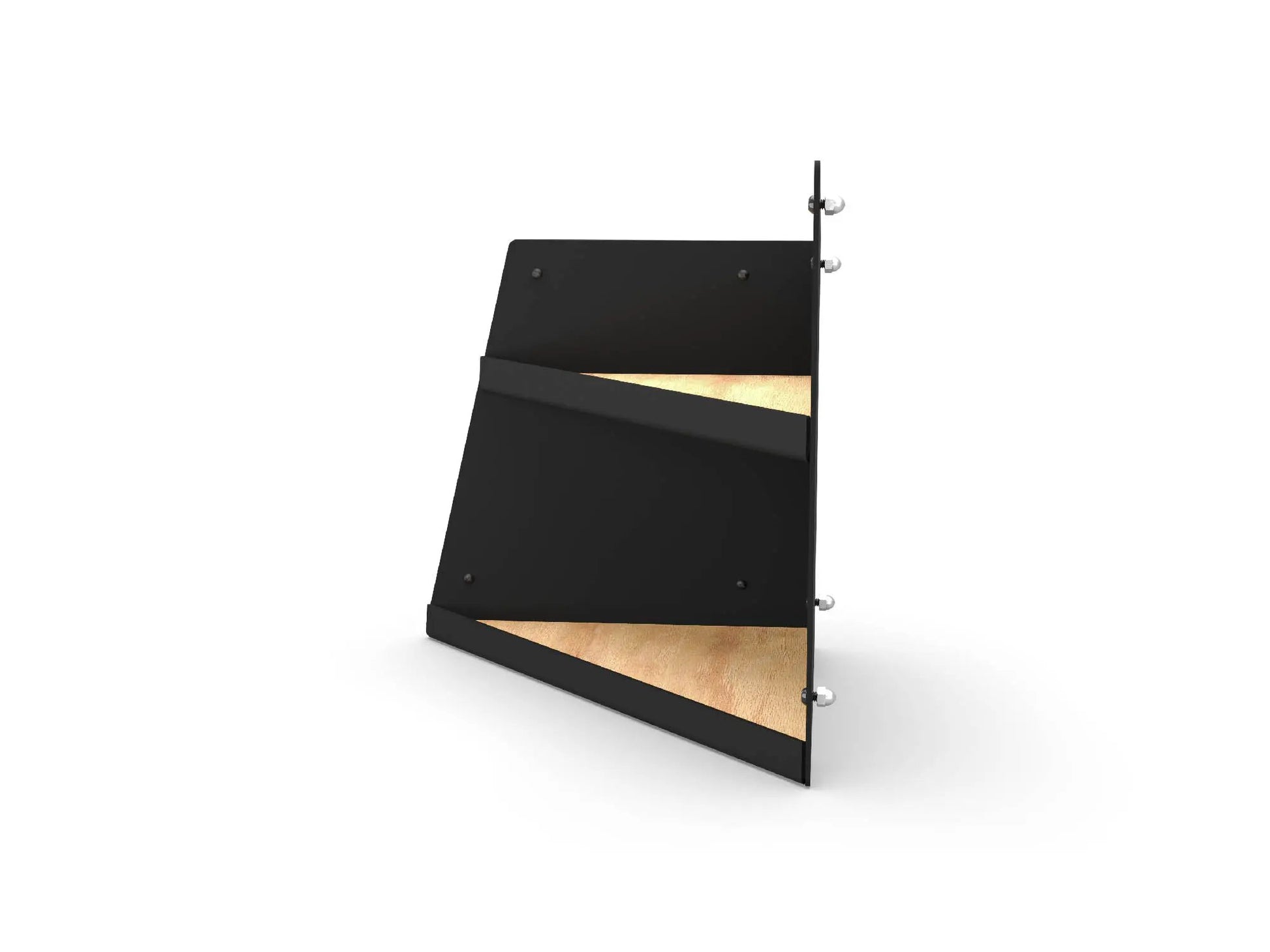 Flatline Van Co. Left Hand Angled Shelf - Black by Flatline Van Co.